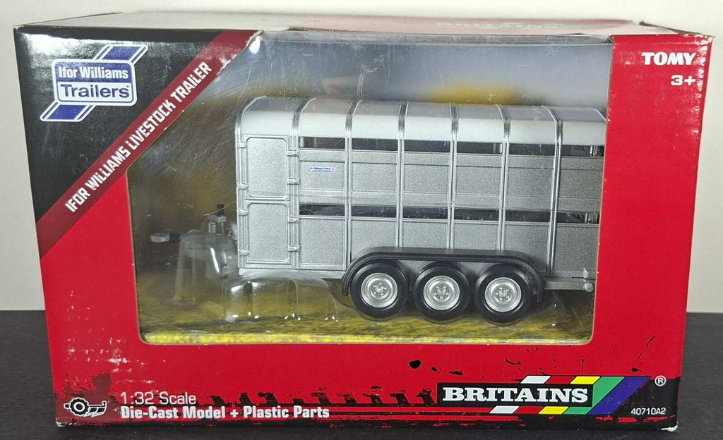 Boxed Britains Ifor Williams Livestock Trailer - 40710A2
