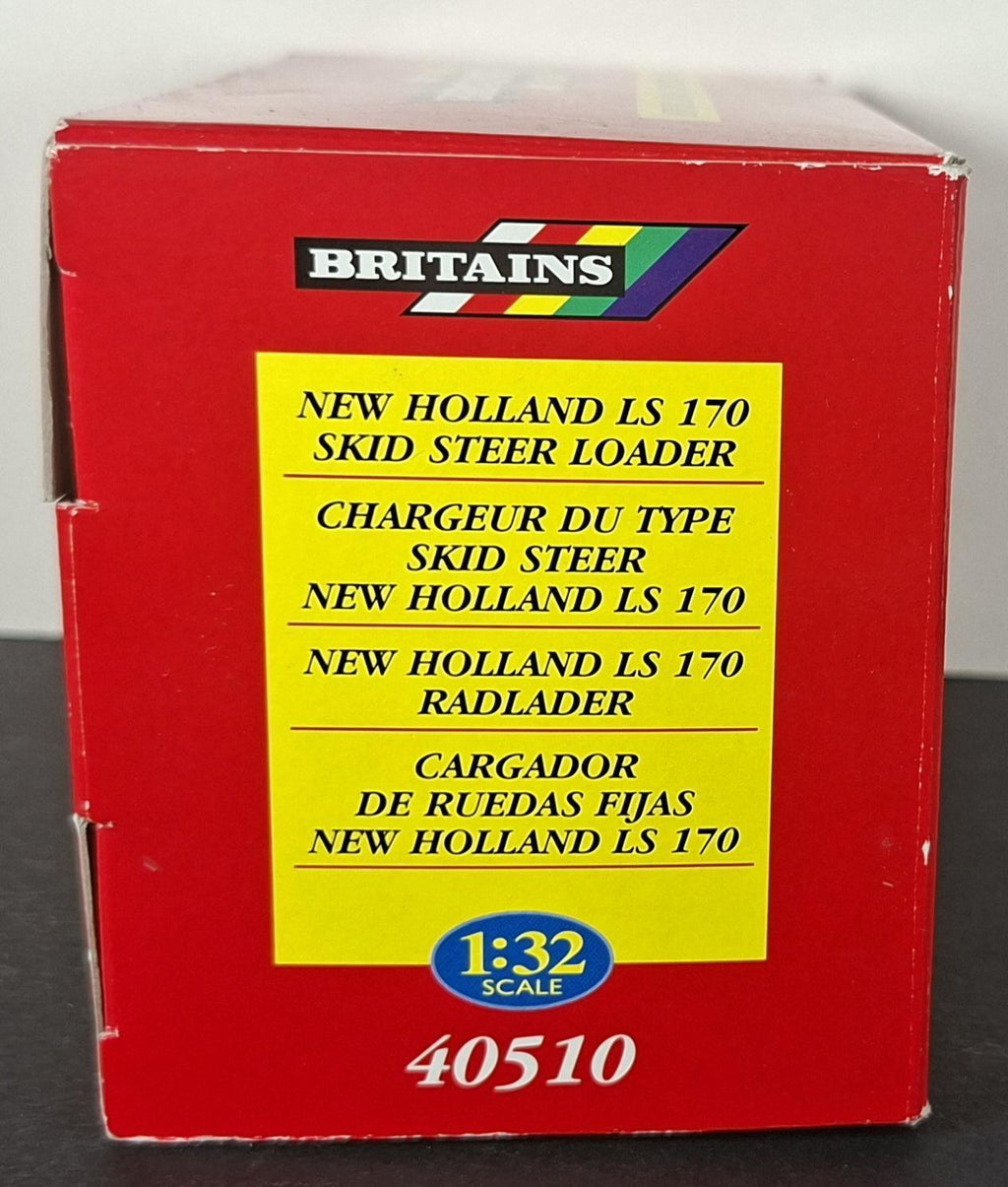 Boxed Britains New Holland LS 170 Skid Steer Loader - 40510
