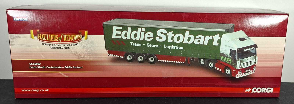 Boxed Corgi Eddie Stobart Iveco Stralis Curtainside - CC15002