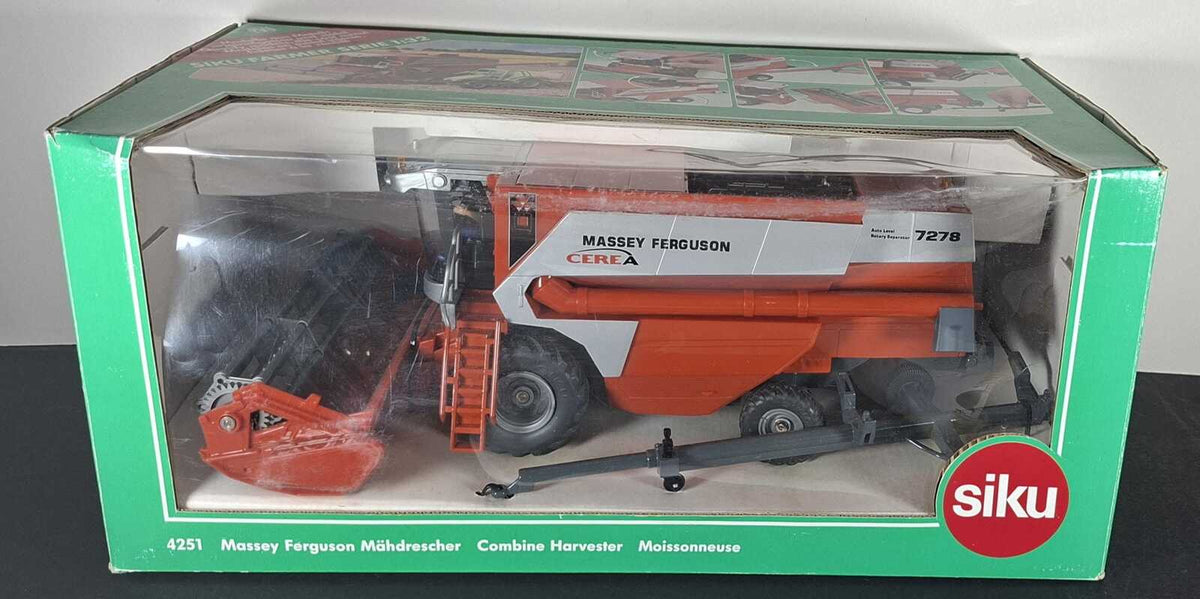 Boxed Siku Massey Ferguson 7278 Combine Harvester - 4251