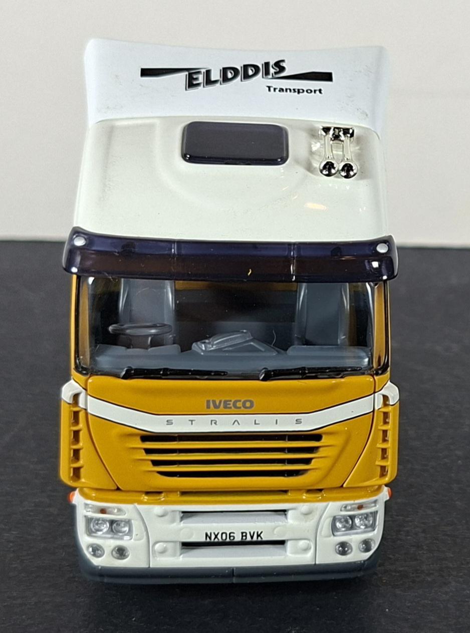 Boxed Corgi Elddis Transport Ltd Iveco Stralis Curtainside - CC15001