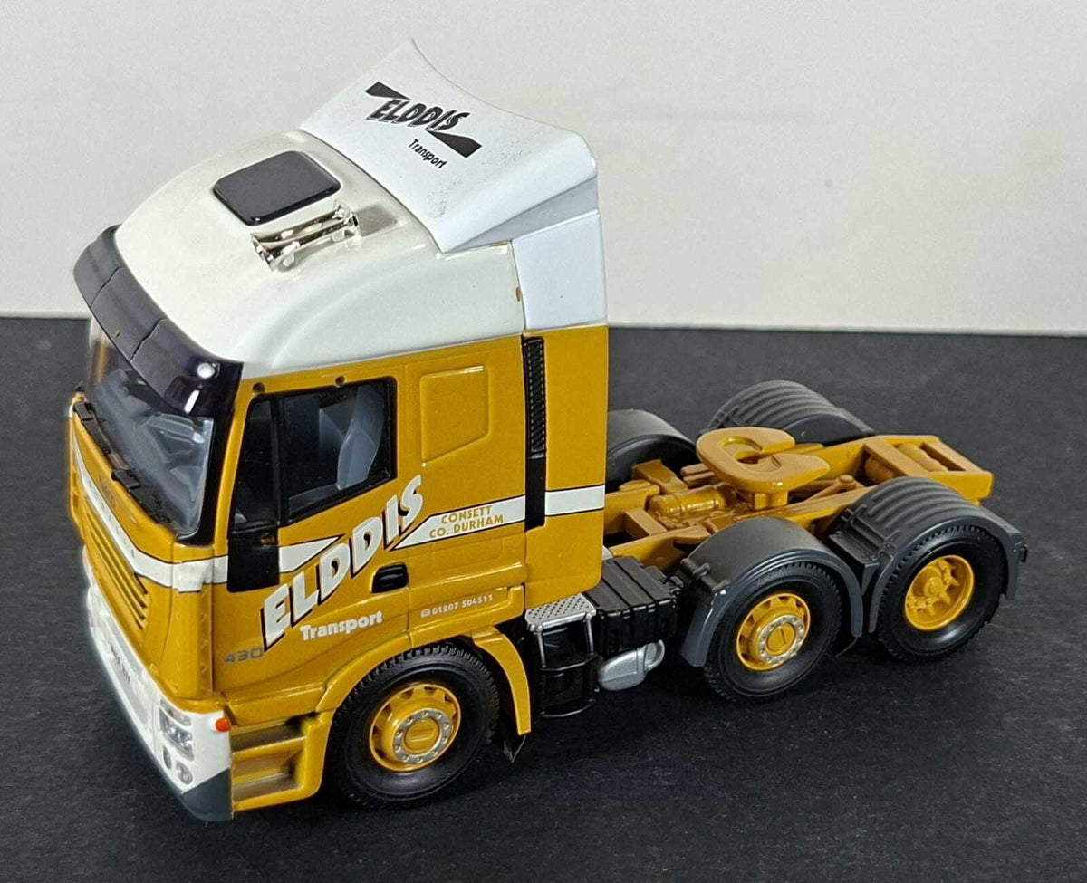 Boxed Corgi Elddis Transport Ltd Iveco Stralis Curtainside - CC15001