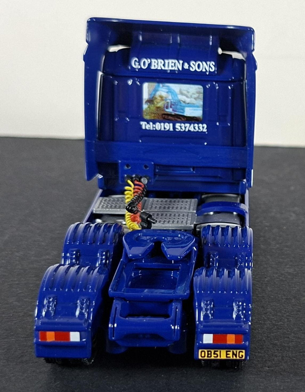 Boxed Corgi G O'Brien & Sons Scania T Cab King Trailer With Tower Crane - CC12818