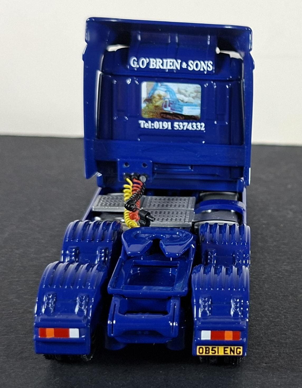 Boxed Corgi G O'Brien & Sons Scania T Cab King Trailer With Tower Crane - CC12818