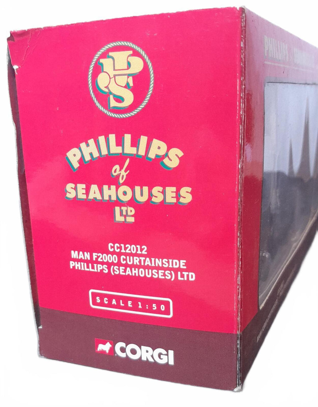 Boxed Corgi Phillips Ltd MAN F2000 Curtainside CC12012 (30)