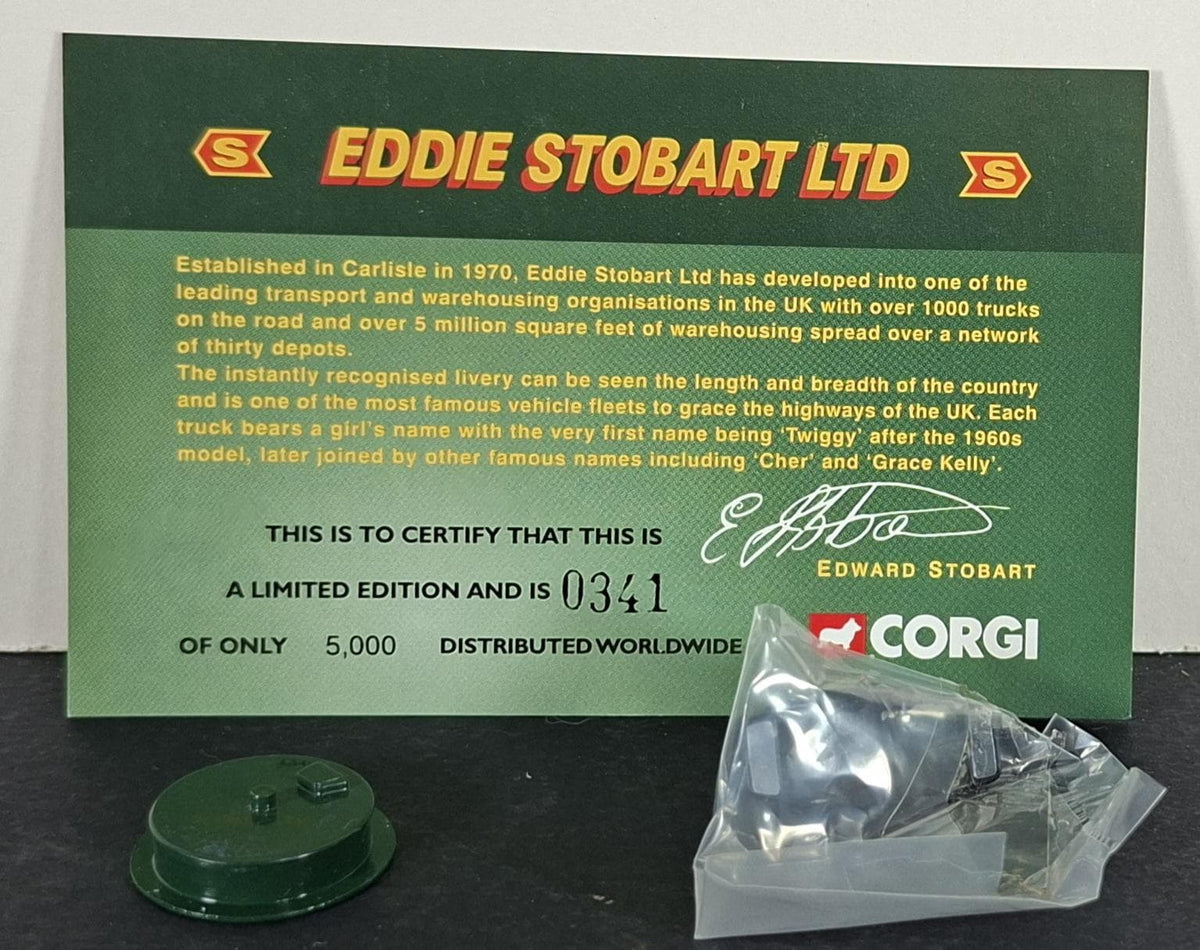 Boxed Corgi Eddie Stobart Ltd Scania Low Loader - CC12203