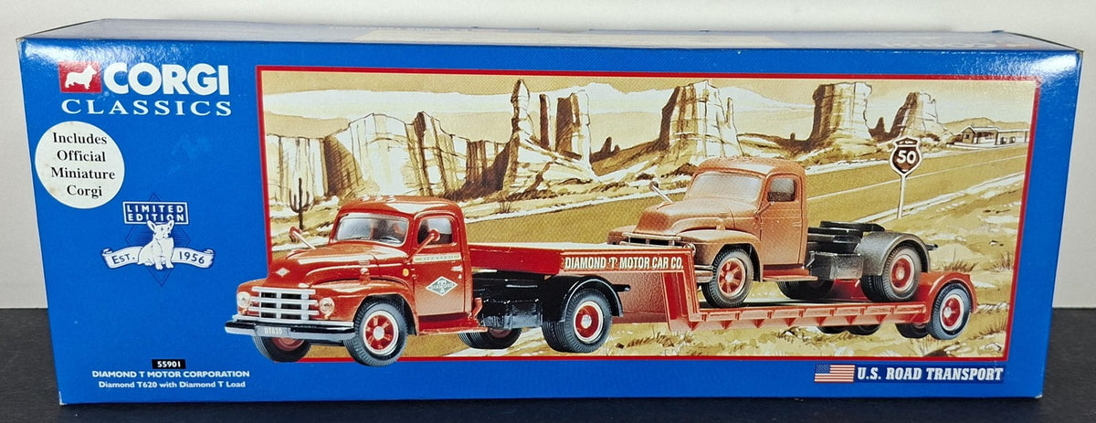 Boxed Corgi Diamond T Motor Corporation Diamond T620 With Diamond T Load - 55901