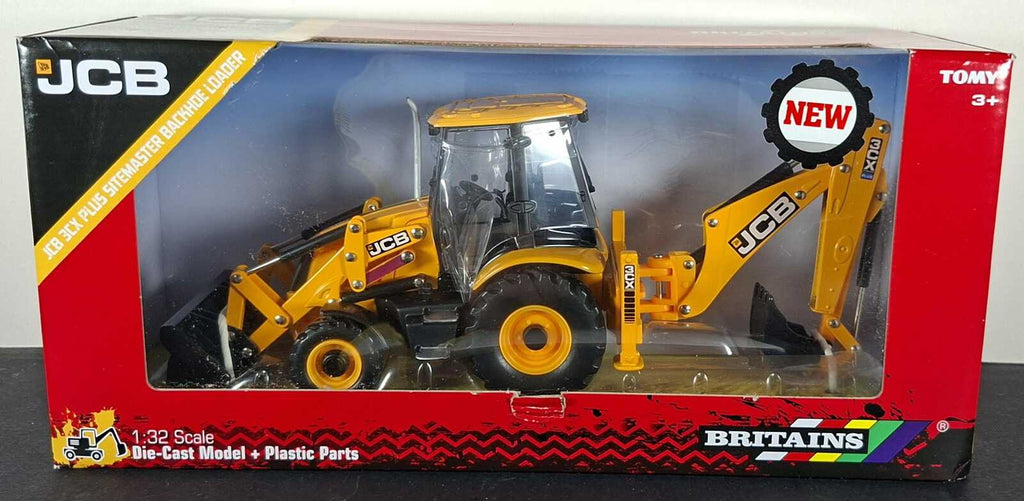Boxed Britains JCB 3CX Plus Sitemaster Backhoe Loader - 43343