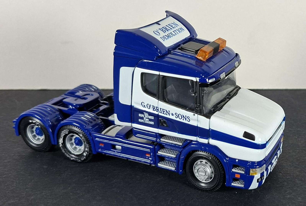 Boxed Corgi G O'Brien & Sons Scania T Cab King Trailer With Tower Crane - CC12818