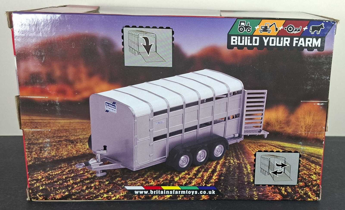 Boxed Britains Ifor Williams Livestock Trailer - 40710A2