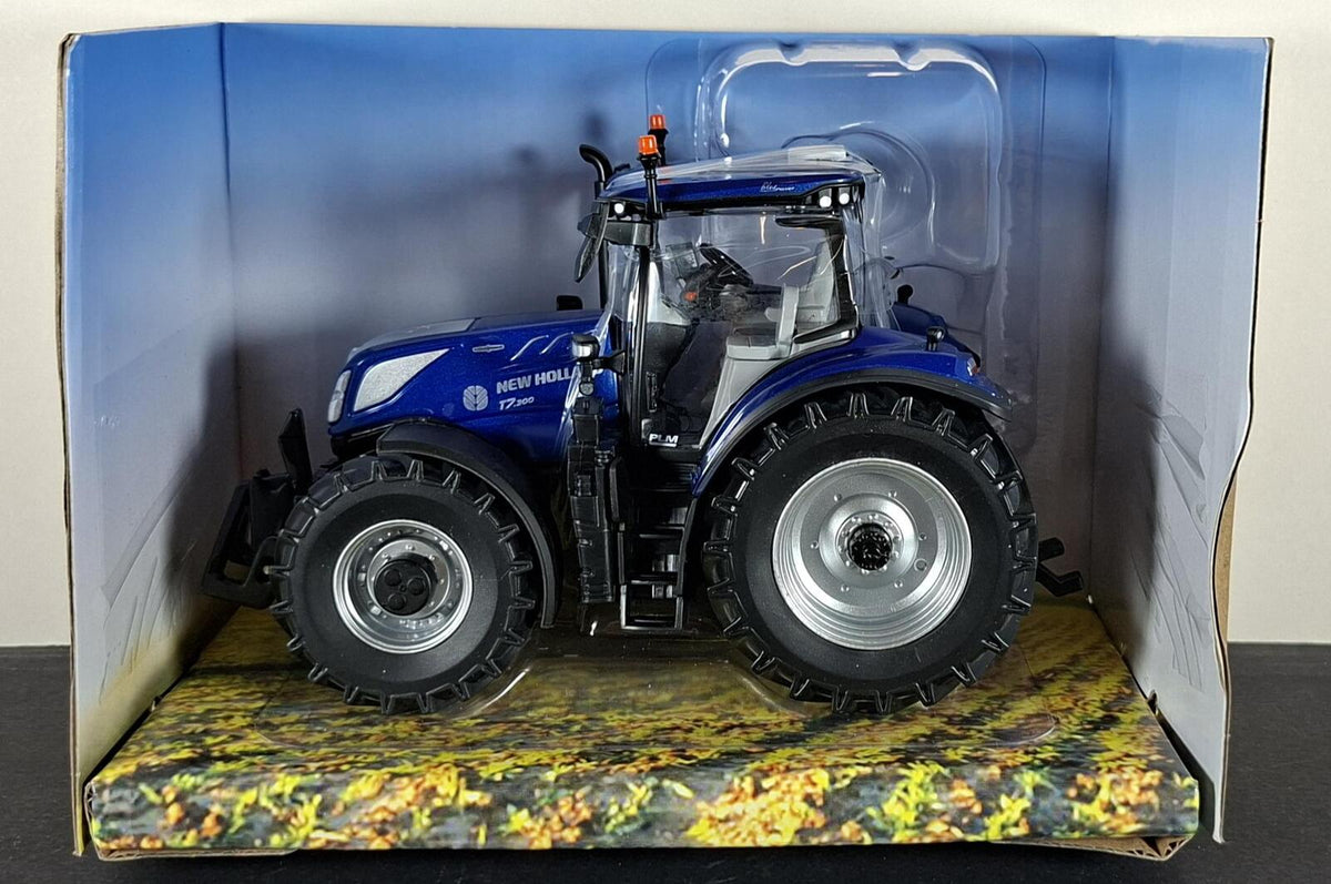 Boxed Britains New Holland T7.300 LWB Blue Power Tractor - 43341