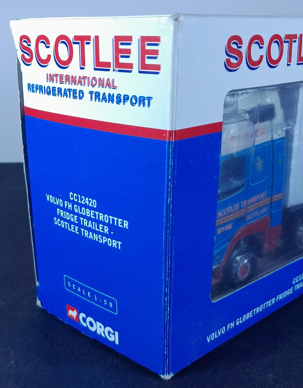 Boxed Corgi Scotlee Transport Volvo FH Globetrotter  Fridge Trailer CC12420 (33)