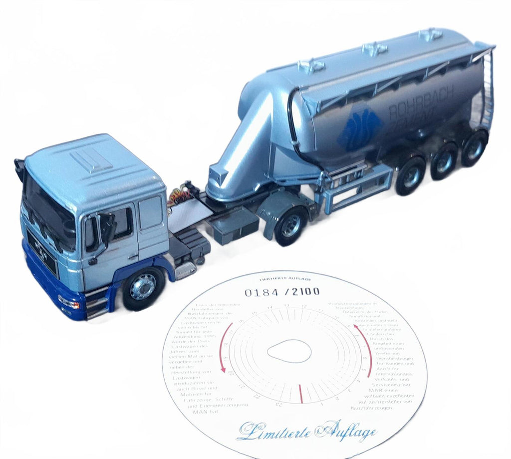 Boxed Corgi Rohrbach Zement M.A.N Silozug - 76301 (27)