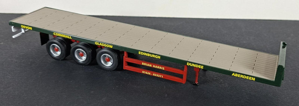 Boxed Corgi Brian Harris Seddon Atkinson Strato 40 Flatbed With Chain Load - CC15405
