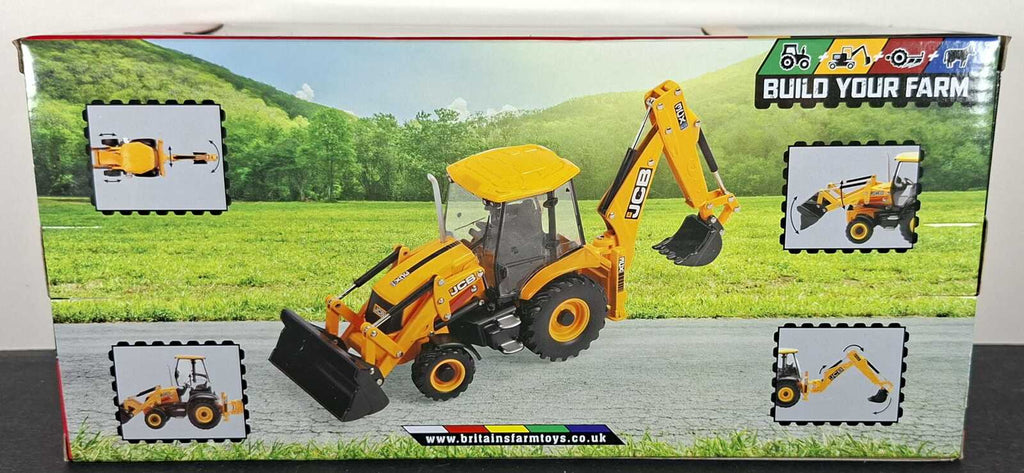 Boxed Britains JCB 3CX Plus Sitemaster Backhoe Loader - 43343