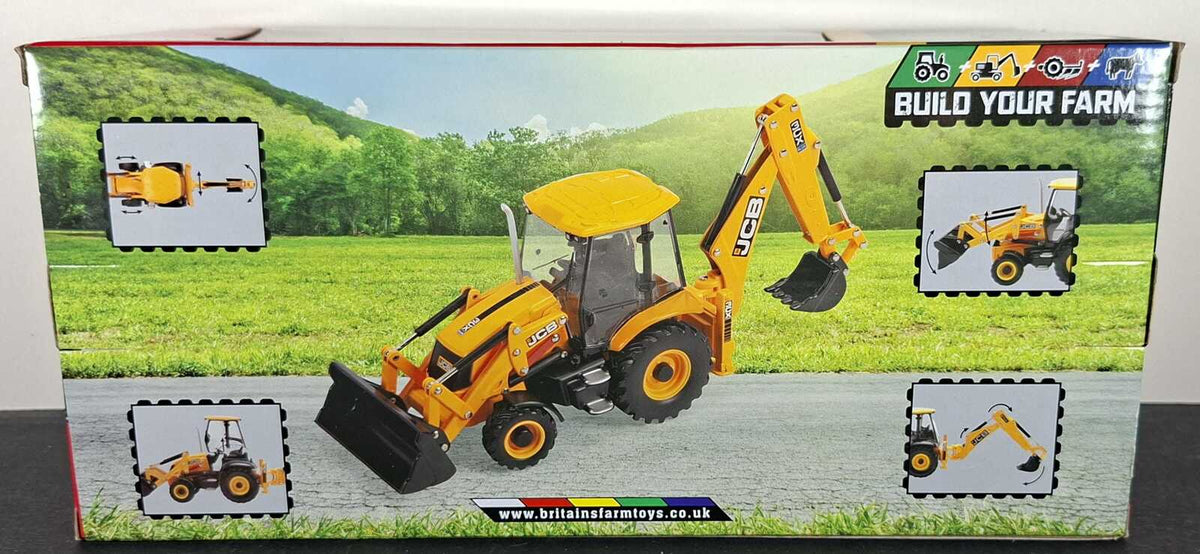 Boxed Britains JCB 3CX Plus Sitemaster Backhoe Loader - 43343