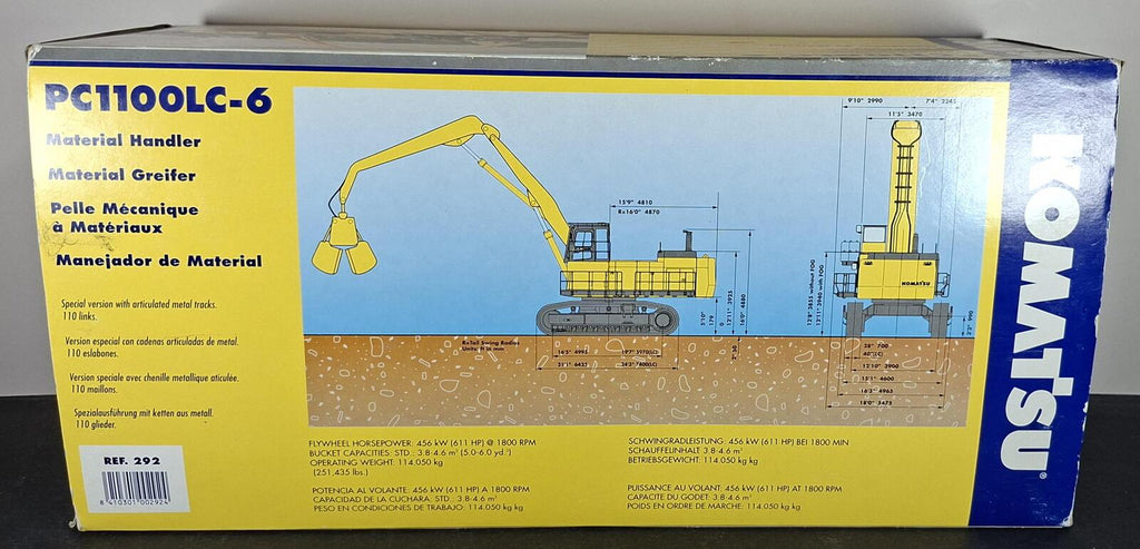 Boxed Joal Komatsu PC1100LC-6 Material Handler - Ref 292