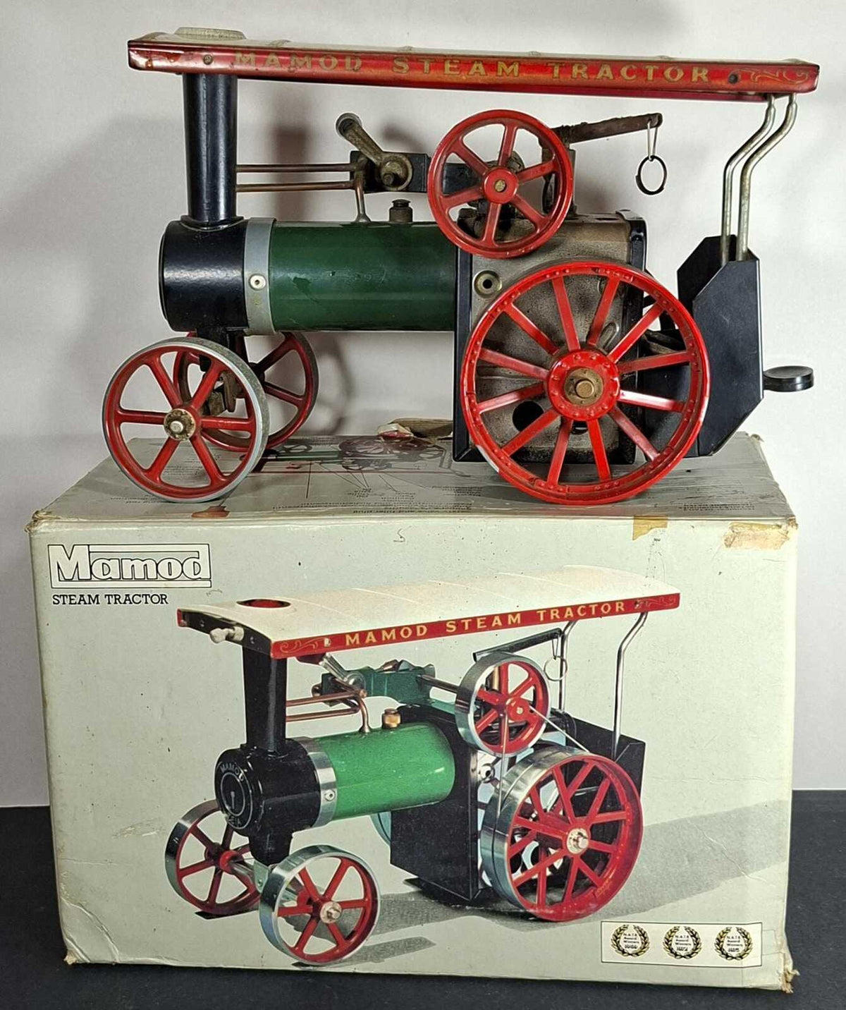 Boxed Mamod TE1A Live Steam Tractor