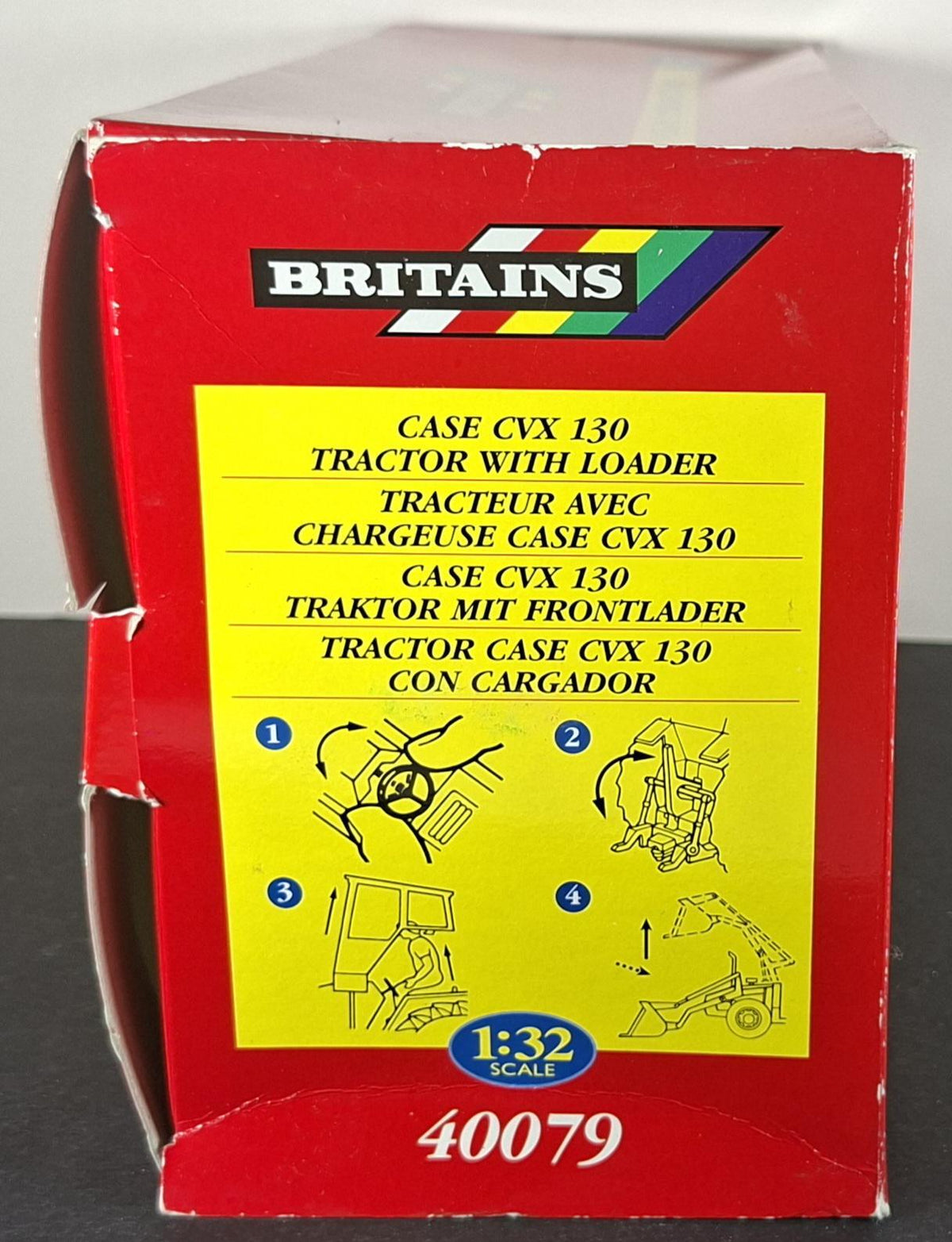 Boxed Britains Case CVX 130 Tractor With Loader - 40079
