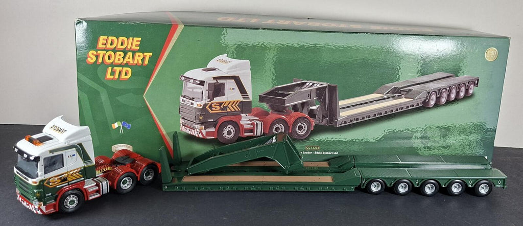 Boxed Corgi Eddie Stobart Ltd Scania Low Loader - CC12203