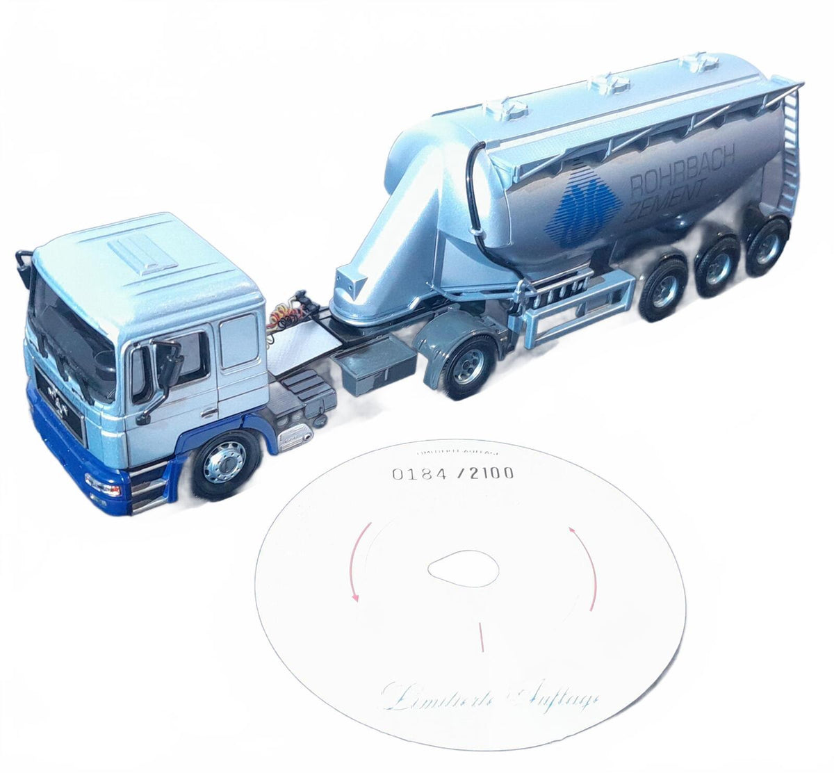 Boxed Corgi Rohrbach Zement M.A.N Silozug - 76301 (27)