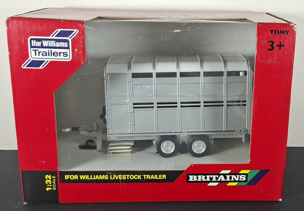 Boxed Britains Ifor Williams Livestock Trailer - 40710