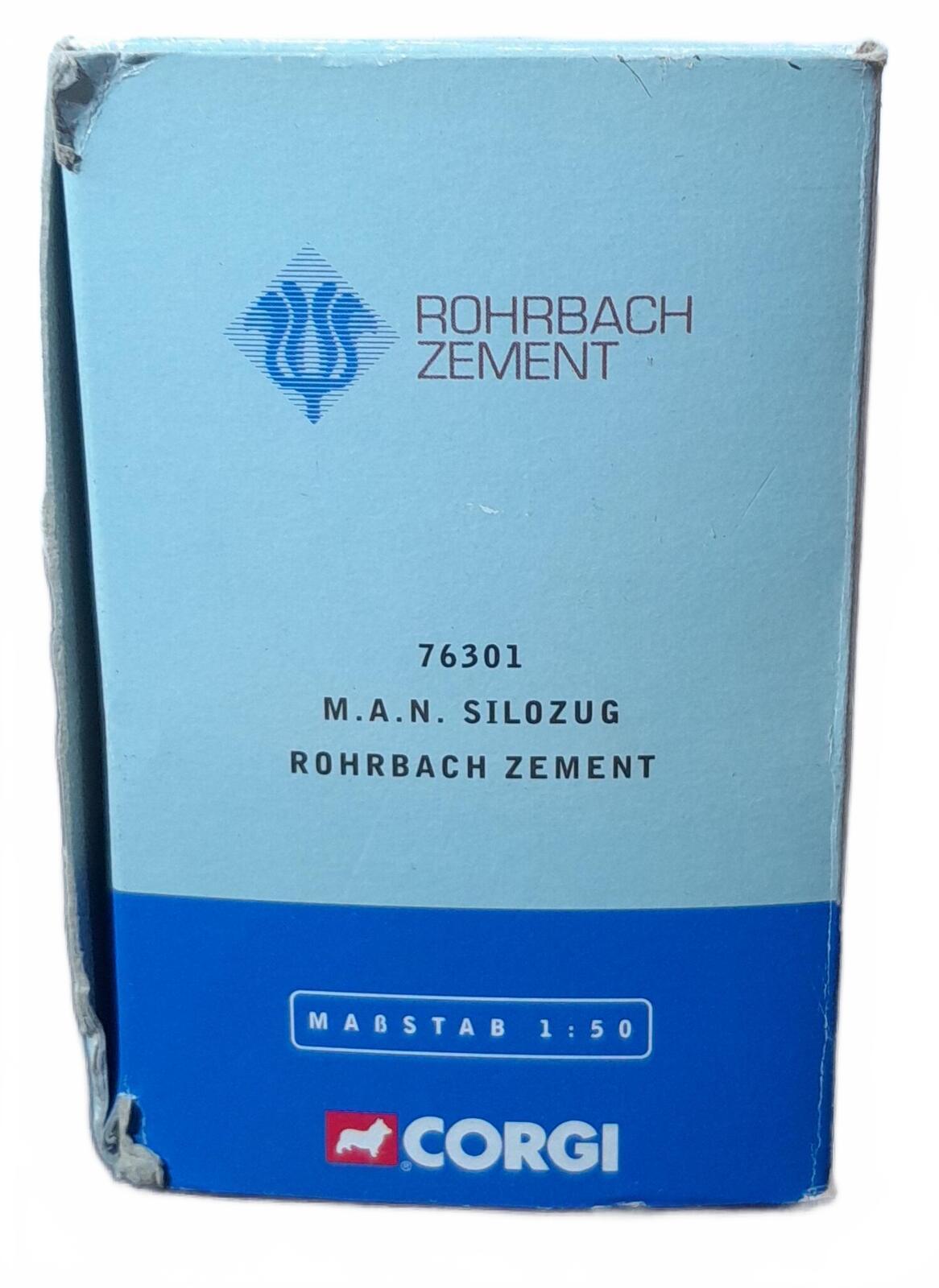 Boxed Corgi Rohrbach Zement M.A.N Silozug - 76301 (27)
