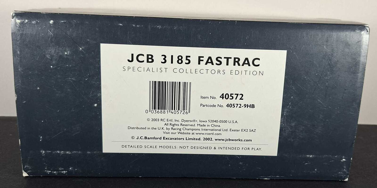 Boxed Britains Ertl JCB 3185 Fastrac Specialist Collectors Edition - 40572