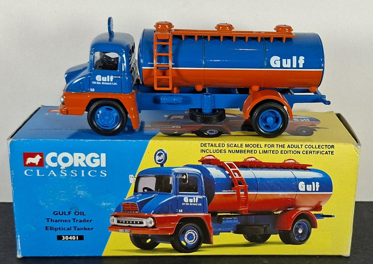 Boxed Corgi Gulf Oil Thames Trader Elliptical  Tanker - 30401