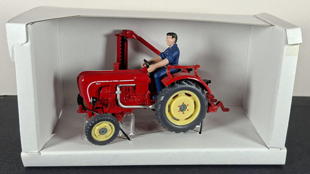 Boxed Siku Porsche Super Diesel Tractor With Side Cutter - 3468
