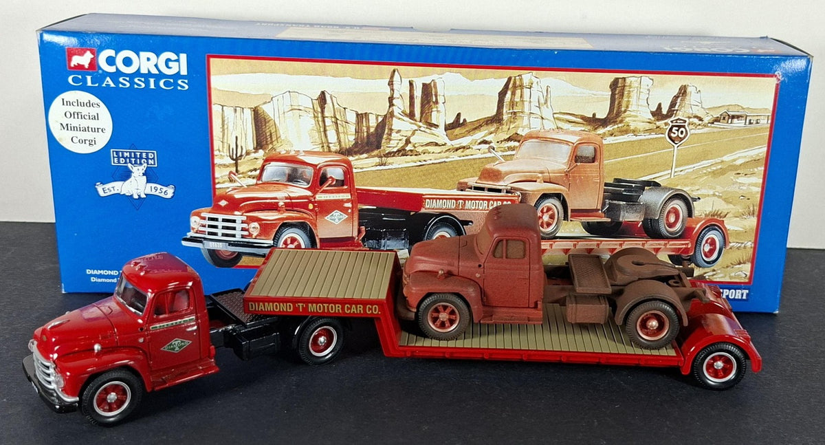 Boxed Corgi Diamond T Motor Corporation Diamond T620 With Diamond T Load - 55901