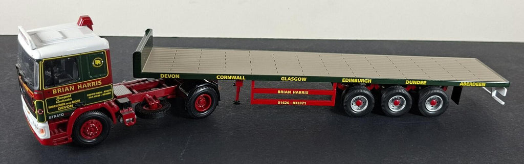 Boxed Corgi Brian Harris Seddon Atkinson Strato 40 Flatbed With Chain Load - CC15405