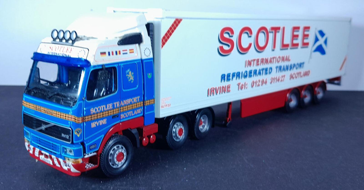 Boxed Corgi Scotlee Transport Volvo FH Globetrotter  Fridge Trailer CC12420 (33)