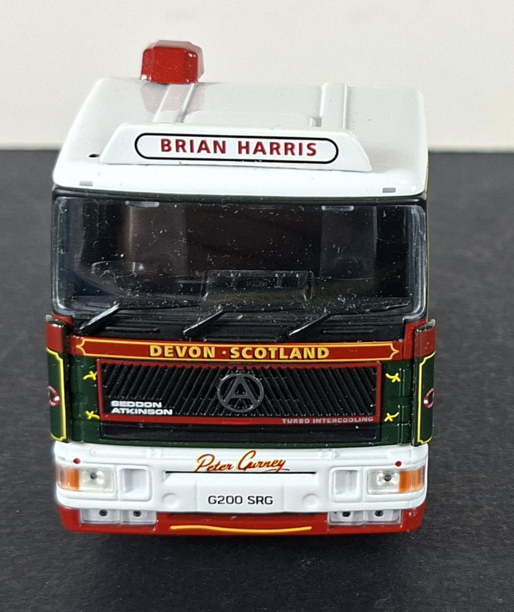 Boxed Corgi Brian Harris Seddon Atkinson Strato 40 Flatbed With Chain Load - CC15405