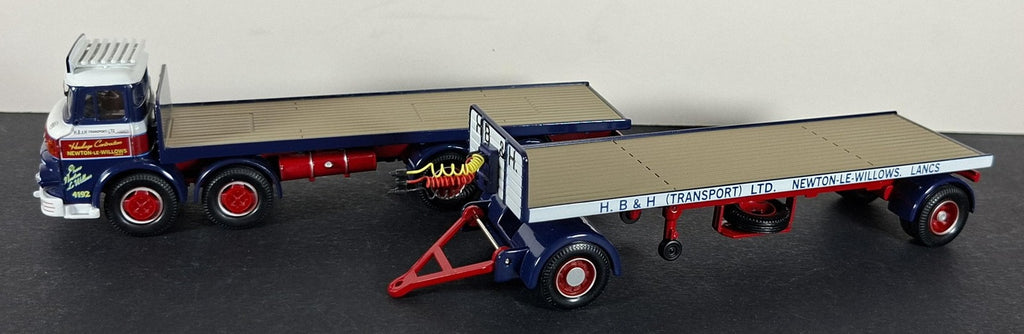 Boxed Corgi H, B & H Ltd Newton-Le-Willows Leyland (Lad) Octopus With Drawbar Trailer - CC11609