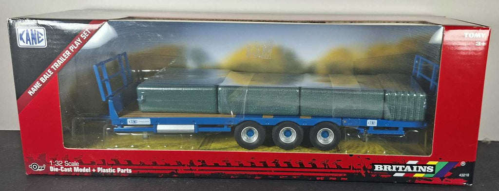 Boxed Britains Kane Bale Trailer Play Set - 43218