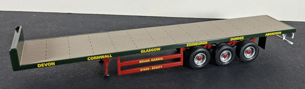 Boxed Corgi Brian Harris Seddon Atkinson Strato 40 Flatbed With Chain Load - CC15405