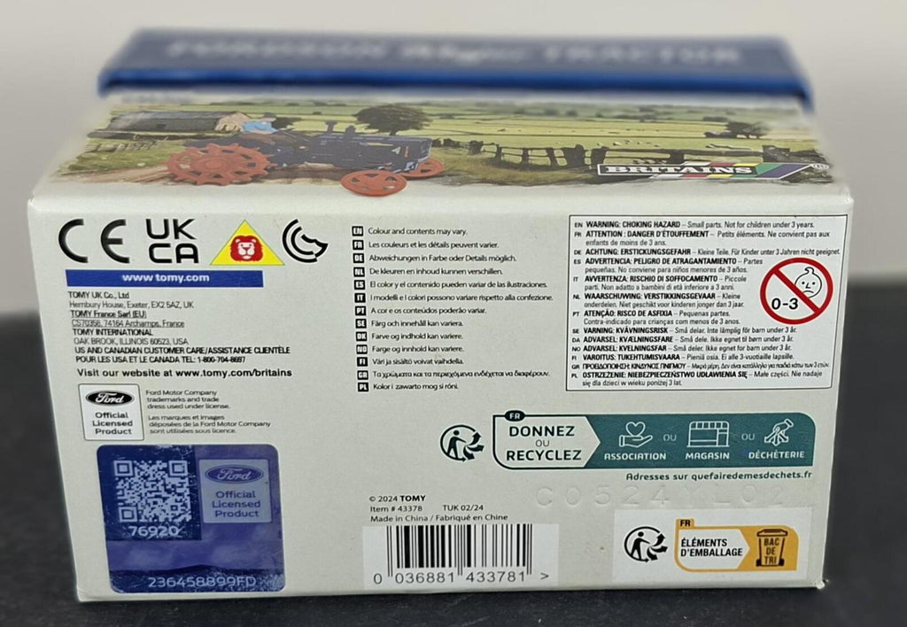 Boxed Britains Fordson Major Tractor - 43378