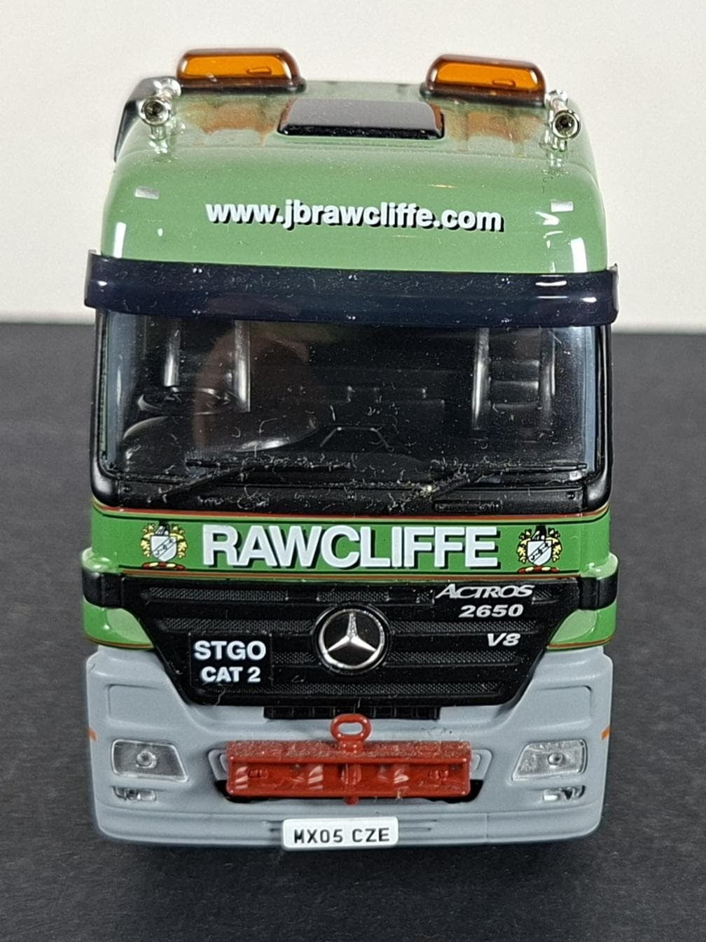 Corgi JB Rawcliffe & Sons Mercedes Benz Actros Nooteboom Low Loader, Volvo Excavator EC210  CC13816
