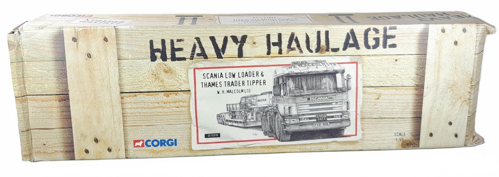 Boxed Corgi W.H Malcolm Ltd Scania Low Loader & Thames Trader Tipper - CC12210 (1282)*