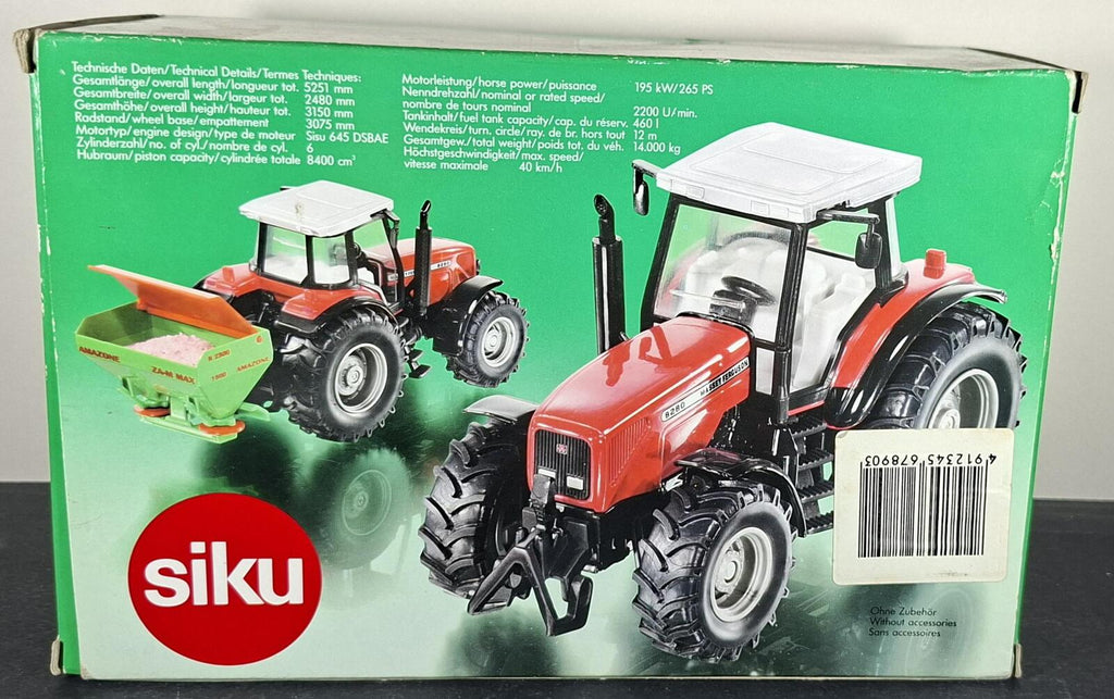 Boxed Siku Massey Ferguson MF 8280 Xtra Tractor - 3251