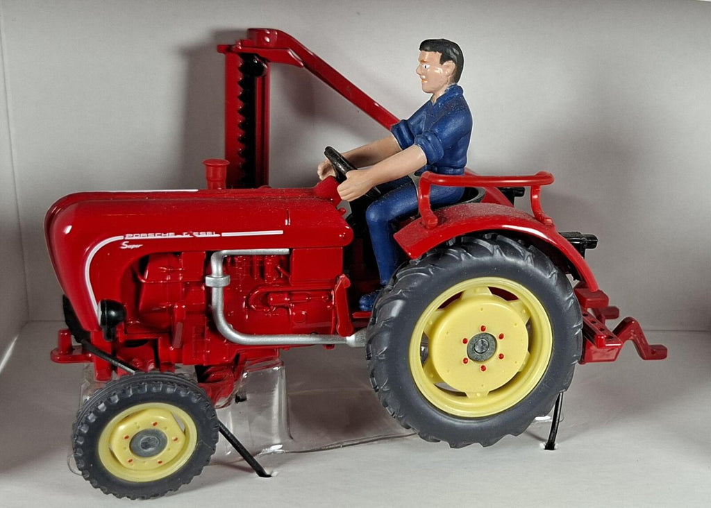 Boxed Siku Porsche Super Diesel Tractor With Side Cutter - 3468