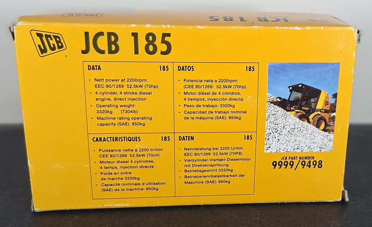 Boxed Joal JCB Robot 185 Skid Steer Loader