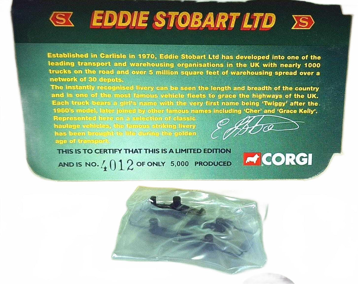Boxed Corgi Eddie Stobart Ltd AEC Ergomatic 6 Wheel Tipper - 21601 (3083)*
